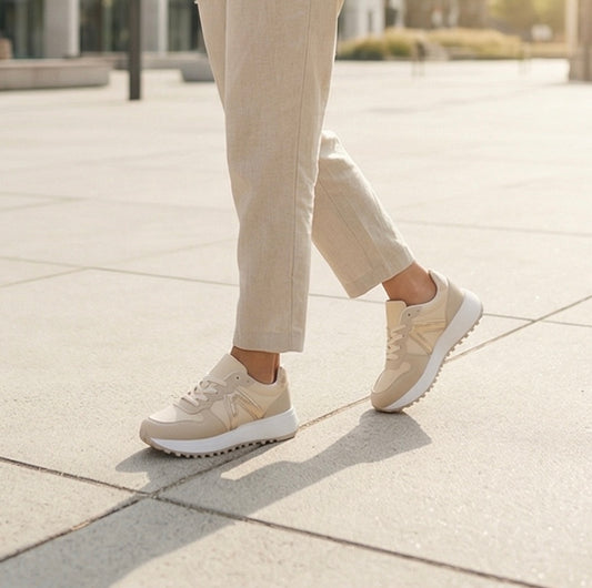 Baskets beige