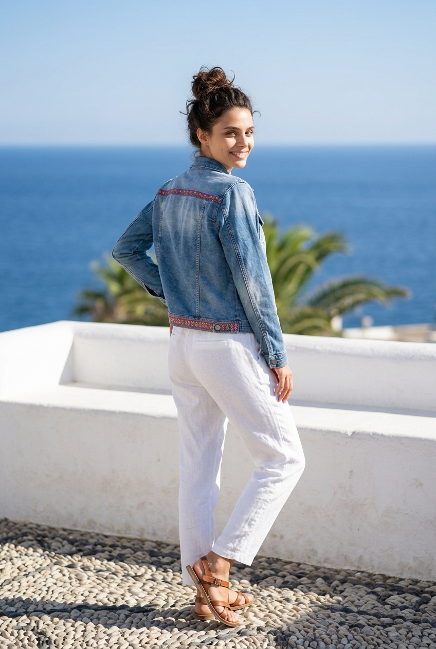Veste en jeans zac et Zoé