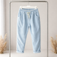 Pantalon en velours taille élastique