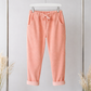 Pantalon en velours taille élastique