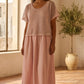 Robe 2 en 1 rose poudré