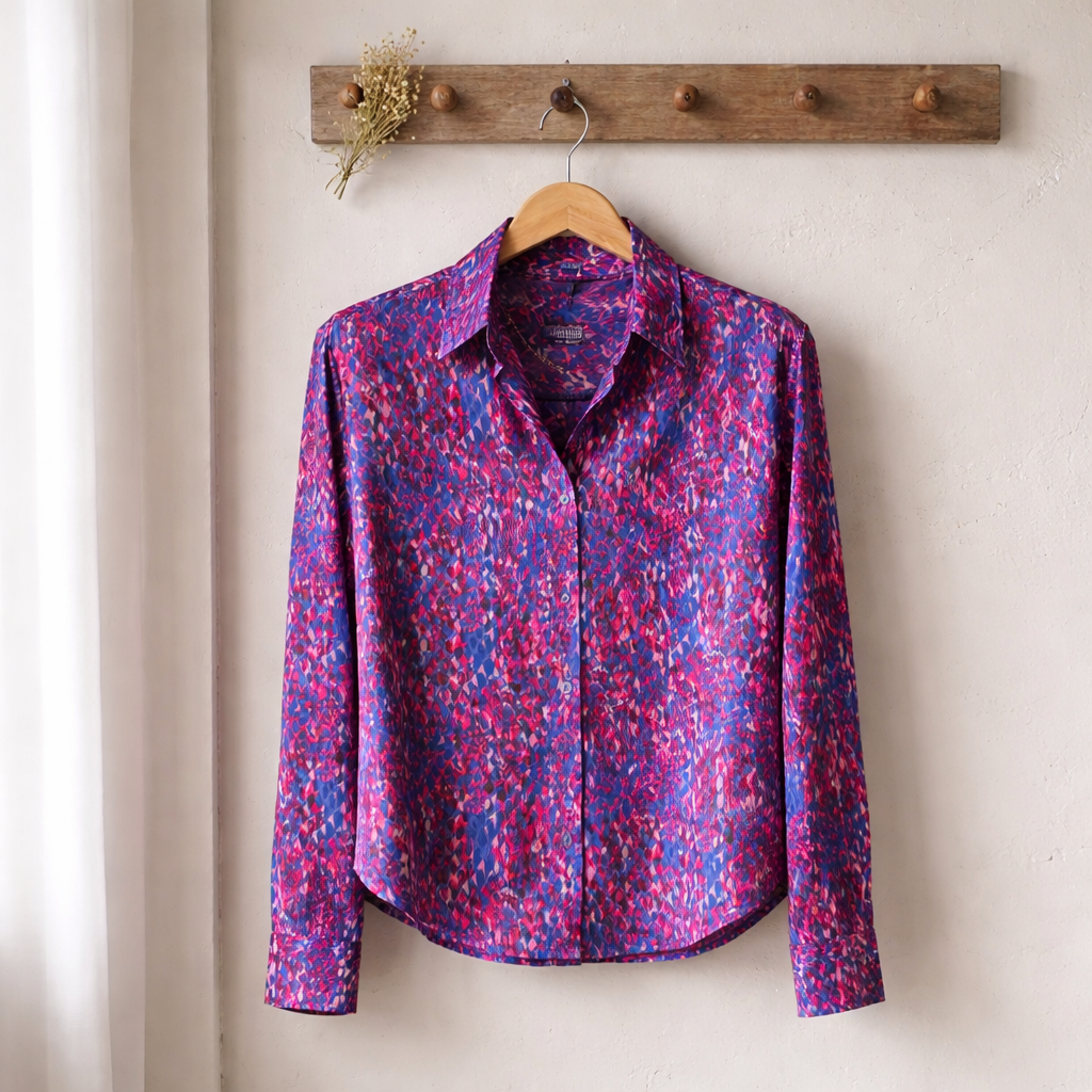 Chemise satinée