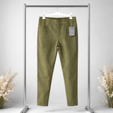 Jegging taille élastique kaki