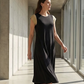 Robe casual fluide noire