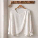 Blouse blanche avec  strass