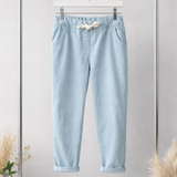 Jeans fluide taille élastique