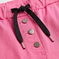 Pantalon taille élastique rose