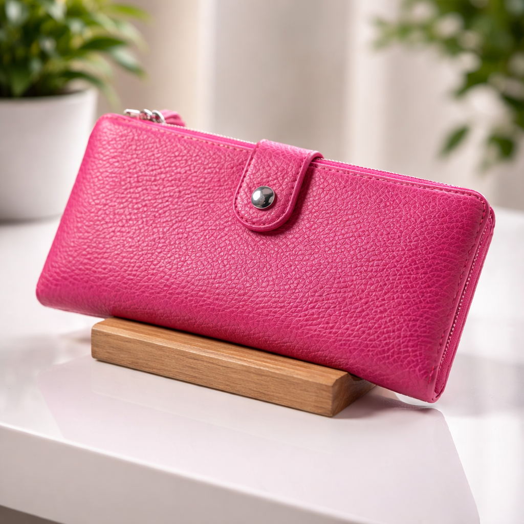 Porte-monnaie fushia