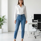 Jeans 7/8 coupe confort