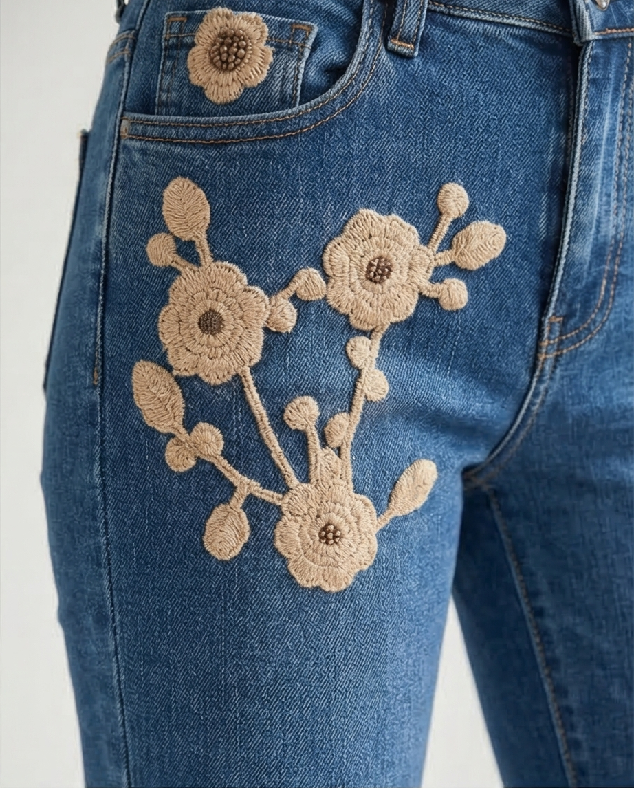 Jeans Zac et Zoé brodé