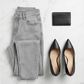 Jeans gris Skinny