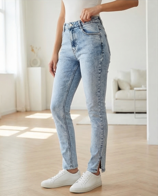 Jeans skinny délavé