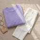 Pull manches courtes en alpaga
