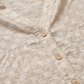 Blouse effet lin à pois blancs