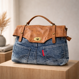 Grand sac en jeans