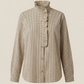 Chemise col froufrou