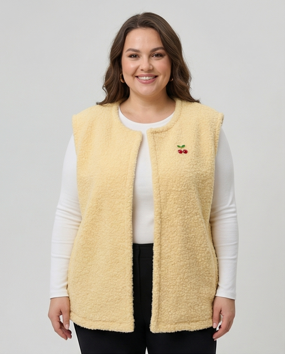 Gilet sans manches grandes tailles