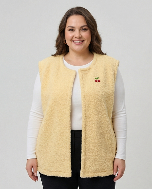 Gilet sans manches grandes tailles