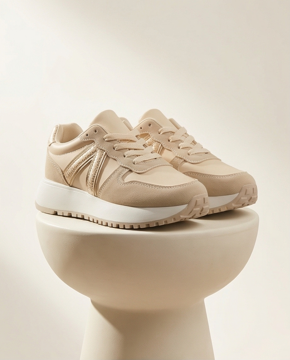 Baskets beige