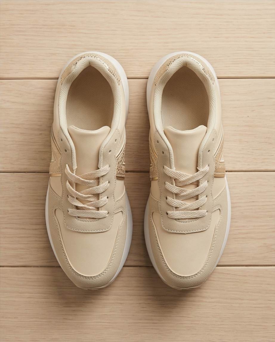 Baskets beige