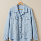 Veste en jeans a sequins