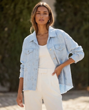 Veste en jeans a sequins