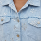 Veste en jeans a sequins