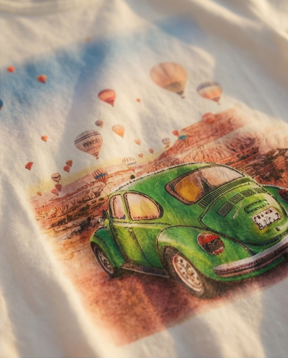 T-shirt montgolfières avec strass
