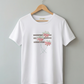 T-shirt fleurs strass