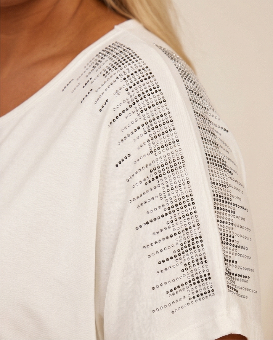 T-shirt avec strass COCO