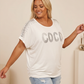T-shirt avec strass COCO