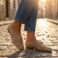 Chaussures plates avec strass