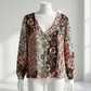 Blouse doublée et voilée