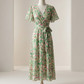 Robe longue et fluide vert pomme