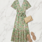 Robe longue et fluide vert pomme