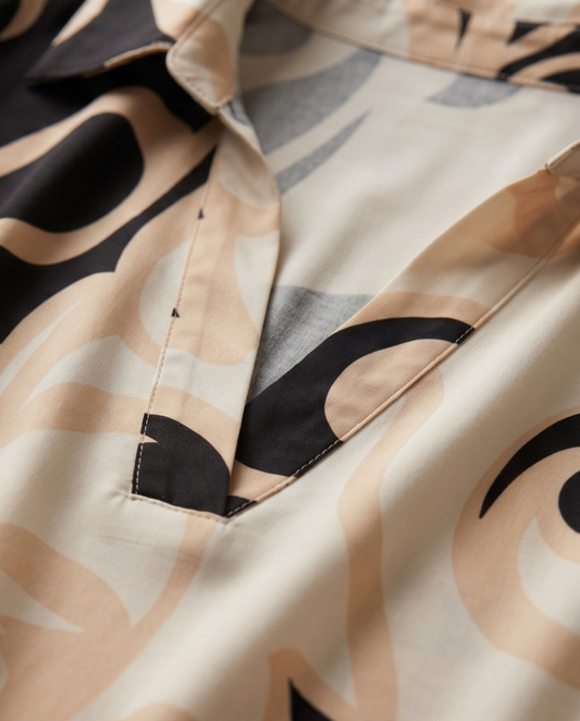 Robe oversize 3/4