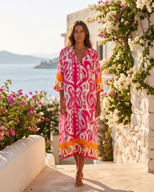 Robe oversize 3/4