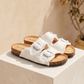 Sandales en jeans blanc