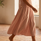 Robe 2 en 1 rose poudré